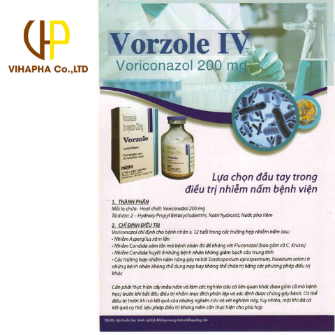 Vorzole IV - Thuốc điều trị nấm