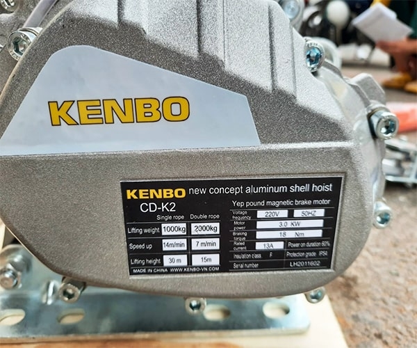 Tời điện đa năng KENBO KCD1000-2000 100m 220V