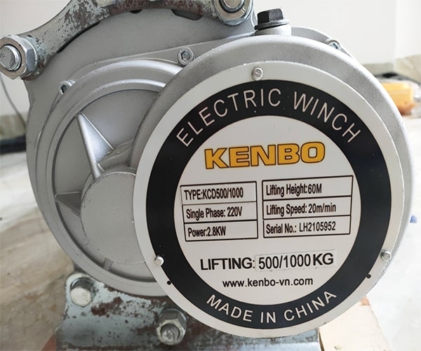 Tời điện đa năng Kenbo KCD500-1000 60m 20 mét/phút