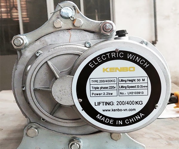 Tời điện đa năng siêu nhanh KENBO KCD200-400 100m 35 mét/phút