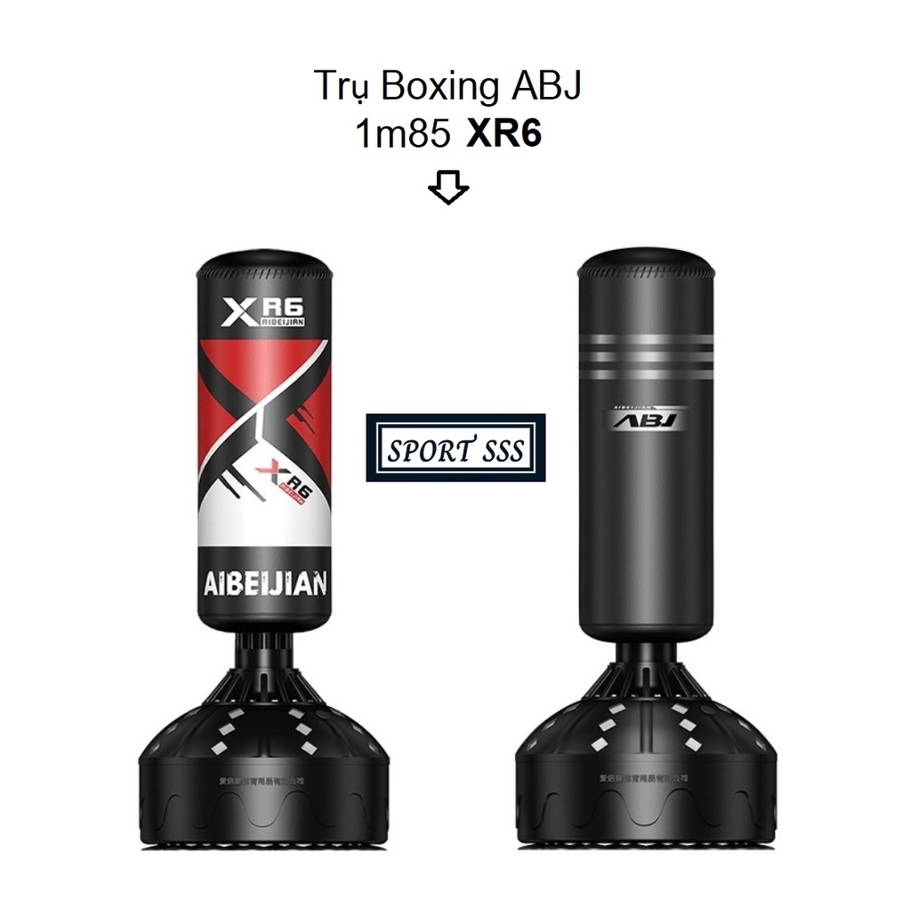 Trụ đấm bốc - Trụ boxing - bao tập boxing - tập luyện võ thuật - tập đấm bốc tăng phản xạ ABJ 185cm
