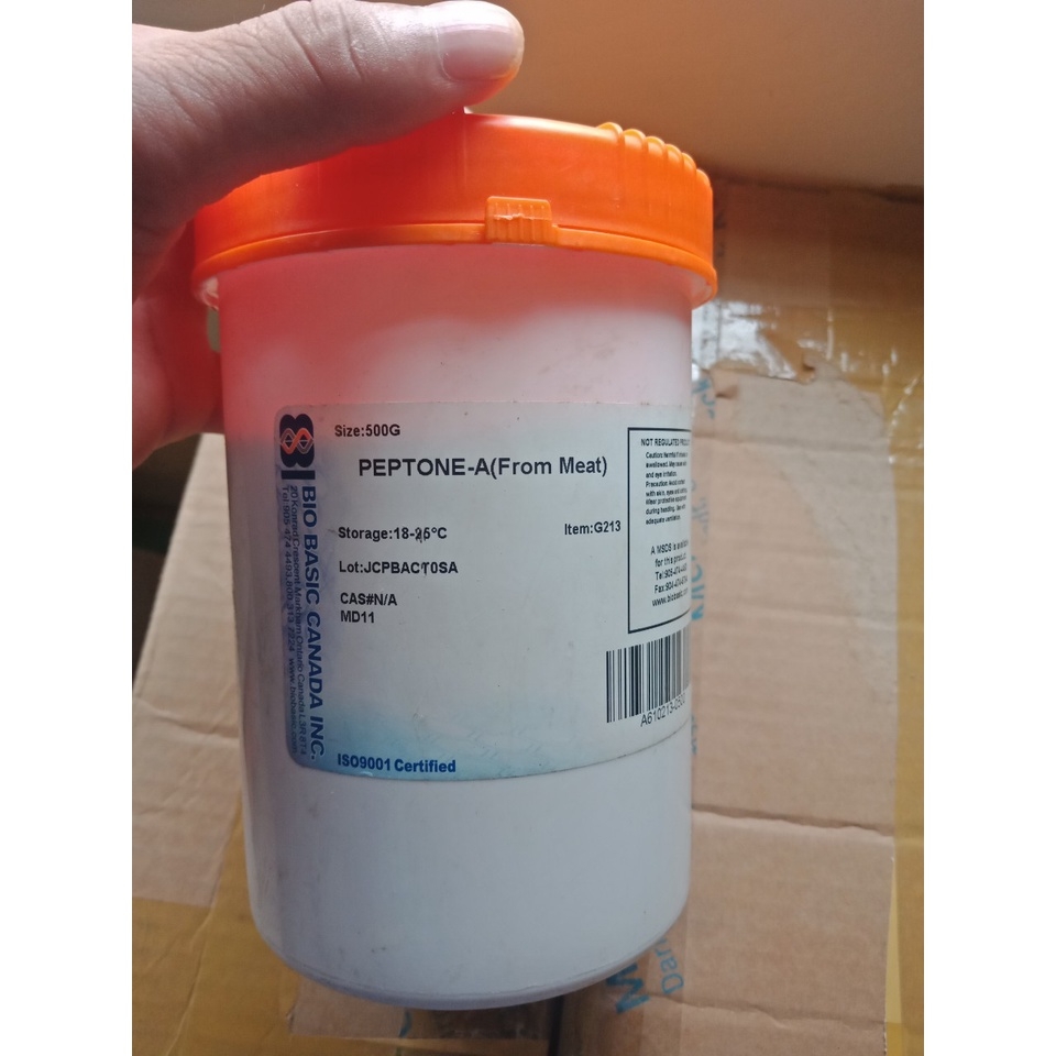 Peptone A FROM MEAT, lọ 500g, Mã G213 , hãng Biobasic-Canada