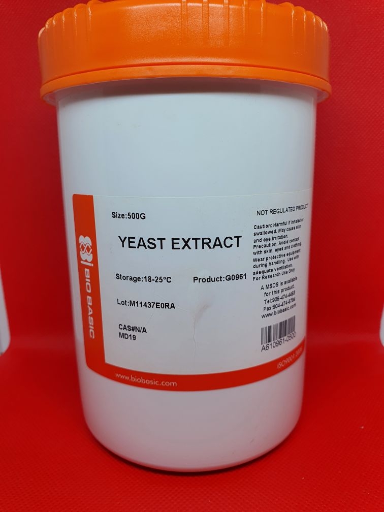Cao nấm men- YEAST EXTRACT , Code:G0961, hộp 500g, Hãng BioBasic-Canada