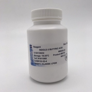 Chất nuôi cấy Indole-3- butyric acid (IBA), CAT: IB0725, CAS: 133-32-4, Purity (HPLC): ≥98%,  BioBasic-Canada
