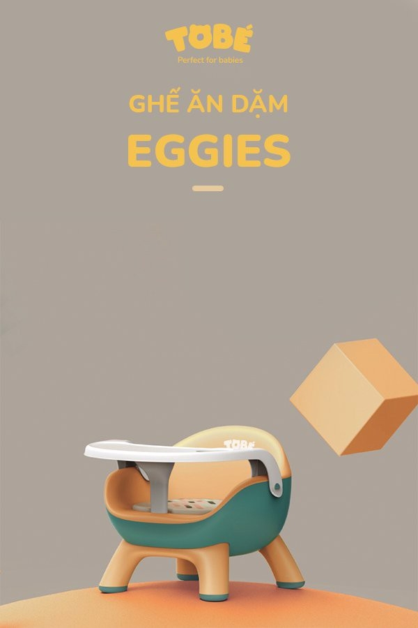 Ghế ăn dặm quả trứng TOBE Eggies MS 3106