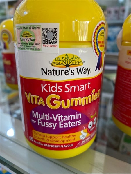 Kẹo dẻo Gummies Nature's Way Kids Smart Vita Gummies Multi 60v (2Y+)