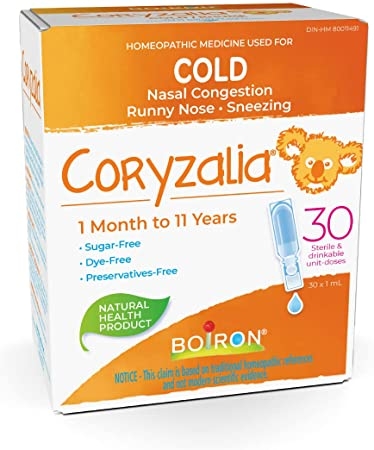 Muối uống vi lượng đồng căn BOIRON Coryzalia Cold (1m - 11y) 30 ống