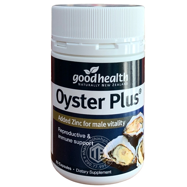 Tinh chất hàu biển NewZeland GoodHealth Oyster Plus - 60 Viên
