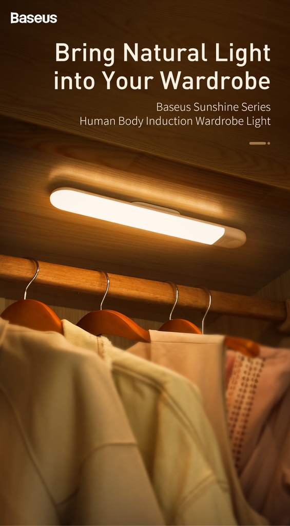 Đèn cảm ứng chuyển động thông minh Baseus Sunshine Series - WARDROBE Edition