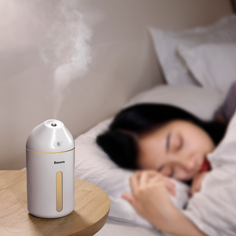 Máy phun sương tạo ẩm - lọc không khí mini Baseus Cute Mini Air Humidifier (320ml, USB 5V)