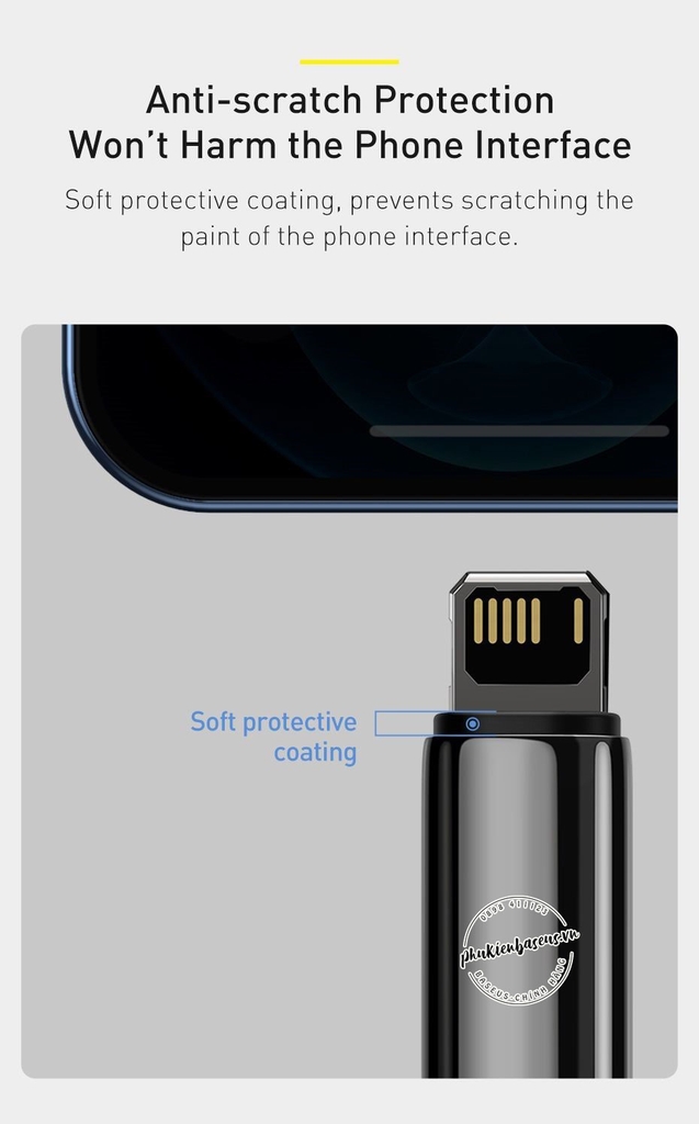 Cáp sạc 2.4A, siêu bền Baseus Tungsten Gold USB to Lightning dùng iPhone/iPad (USB to Lightning, 2.4A Fast Charging & Data Cable)
