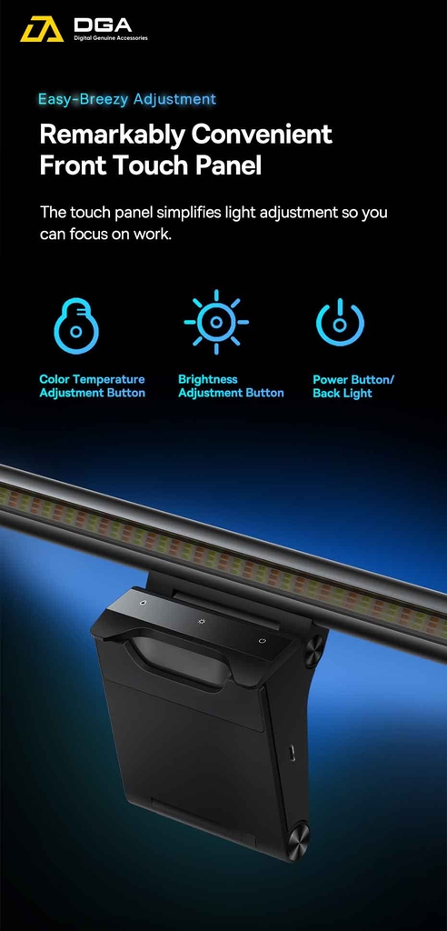 Đèn Treo Màn Hình Chống Chói Bảo Vệ Mắt Baseus i-wok2 Series USB Asymmetric Light Source Screen Hanging Light (Youth)