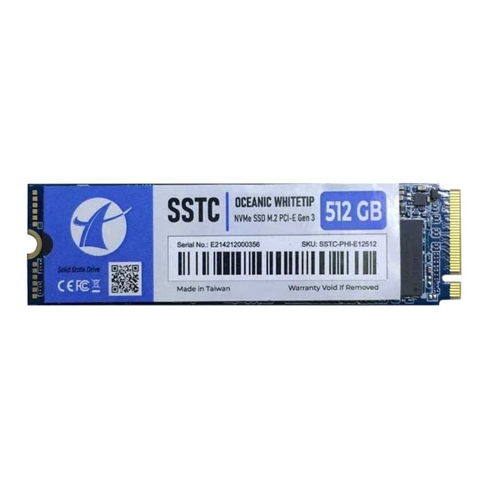 Ổ cứng SSD 256GB/512GB SSTC E13 Oceanic Whitetip NVMe M2 PCIe Gen 3