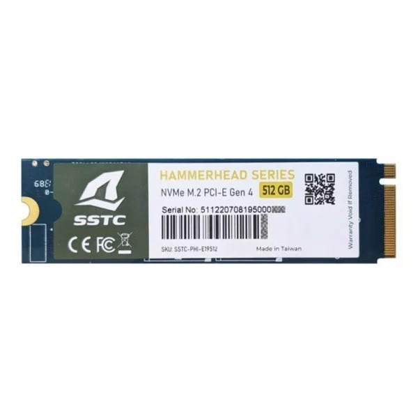 Ổ Cứng SSD 256GB/512GB SSTC E19 Hammerhead M2 NVME PCIe Gen4