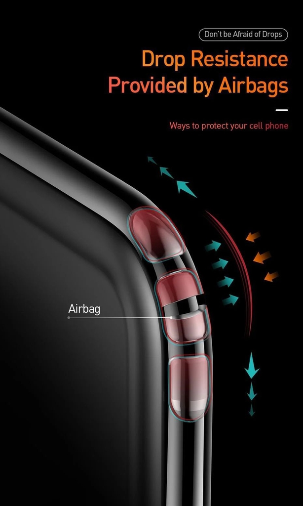 Ốp lưng chống sốc trong suốt Baseus Safety Airbags Case cho iPhone 11 Pro Series 2019
