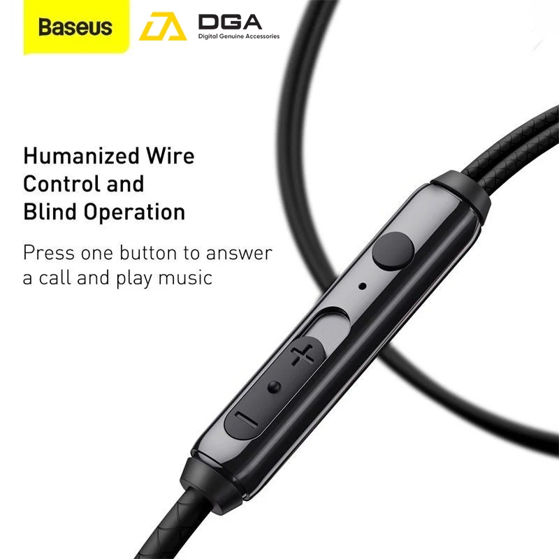 Tai nghe AUX 3.5mm Baseus Encok H19 Wired Earphone