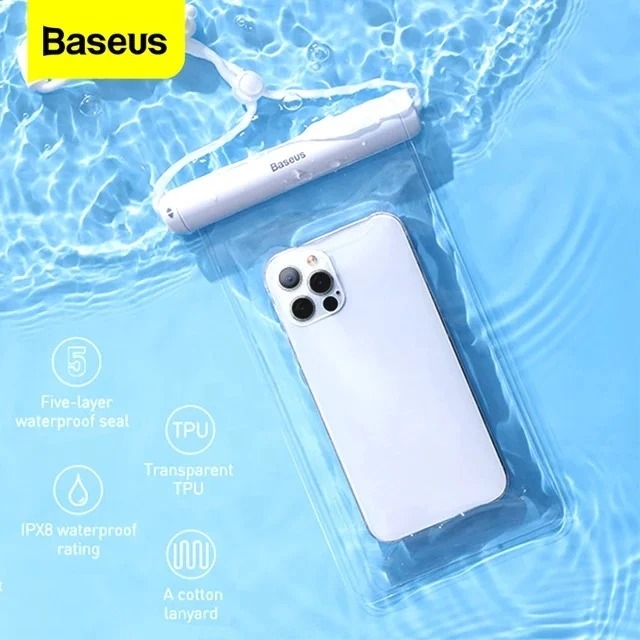 Túi Chống Nước Điện Thoại Baseus Cylinder Slide-cover Waterproof Bag Pro IPX8