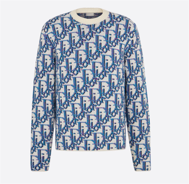 Áo Crewneck Dior Oblique Motiff 
