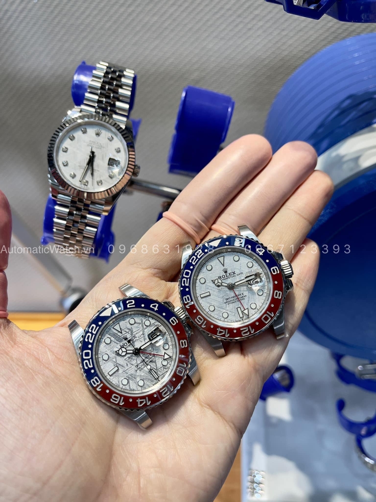 Meteorite Dial - Rolex GMT-Master II Pepsi Watch