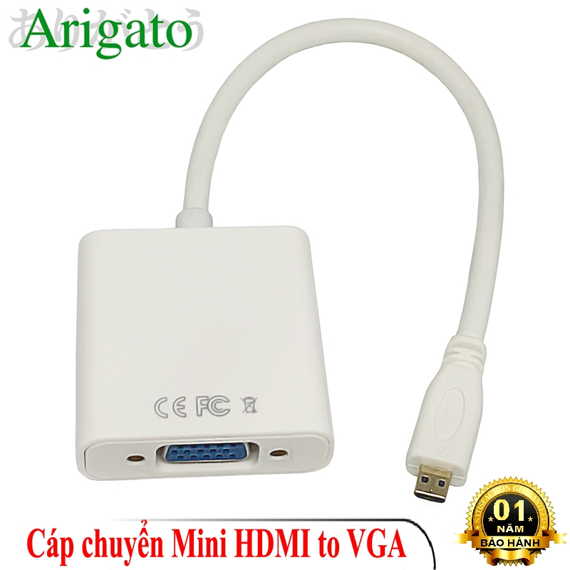 Cáp Chuyển Mini HDMI ra VGA