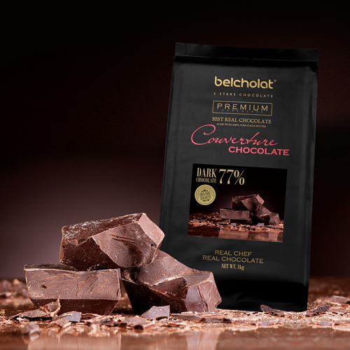 Bitter Couverture Chocolate 77%/ Block 500g