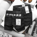 fapas-print-waist-short-denim