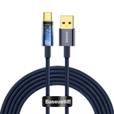 Cáp Sạc Tự Ngắt Siêu Nhanh Baseus Explorer Series Auto Power-Off Fast Charging Data Cable USB to Type-C 100W