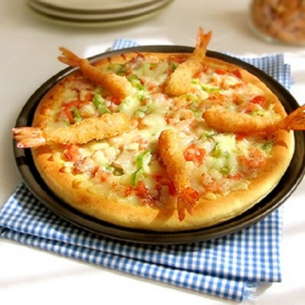 Khay nướng Pizza chống dính đục lỗ 33,5 cm