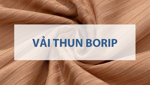 Vải borip là gì? Những ứng dụng vải borip trong ngành công nghiệp may mặc