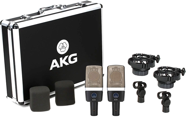 Micro condenser thu âm AKG C214STSET - Hàng Chính hãng PGI
