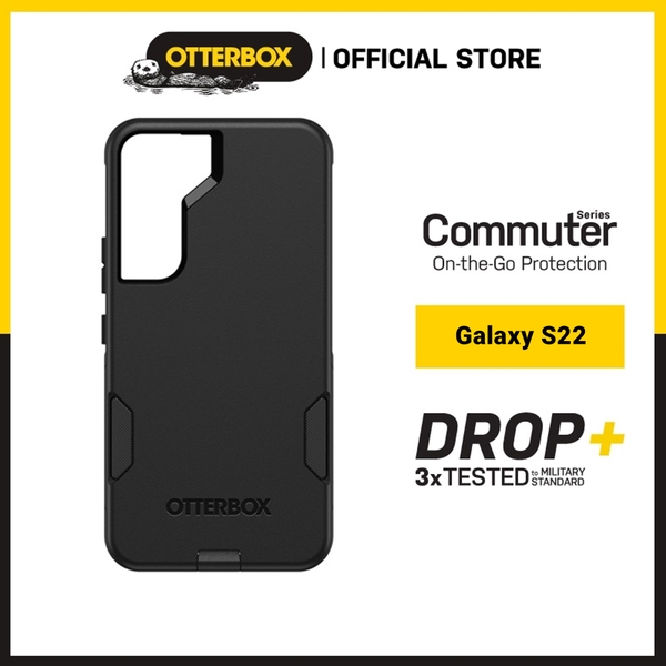 Ốp Lưng Samsung Galaxy S22 Otterbox Commuter Series | Kháng khuẩn | DROP+ 3xTested - Hàng Chính hãng PGI