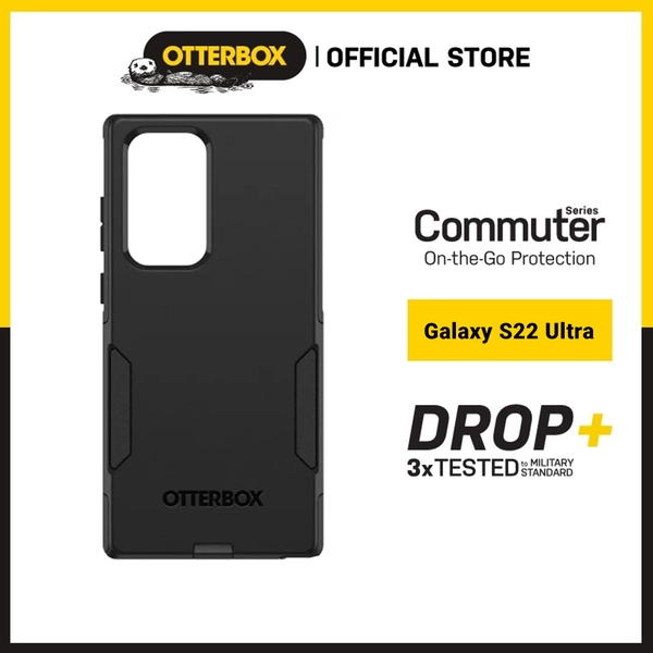 Ốp Lưng Samsung Galaxy S22 Ultra 5G Otterbox Commuter Series | Kháng khuẩn | DROP+ 3xTested - Hàng Chính hãng PGI