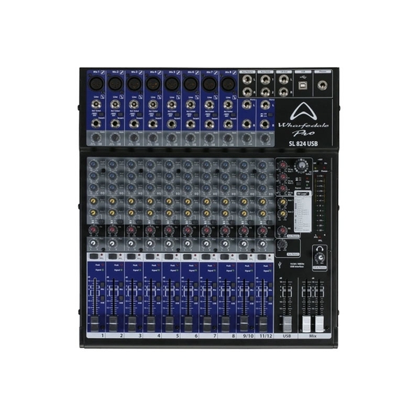 Mixer Wharfedale Pro SL824USB (12 cổng tín hiệu vào)
