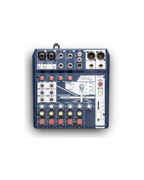 Mixer analog SOUNDCRAFT NOTEPAD-8FX - Hàng Chính hãng PGI