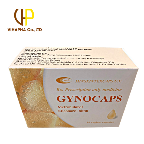 Gynocaps -Thuốc đặt điều trị viêm âm đạo