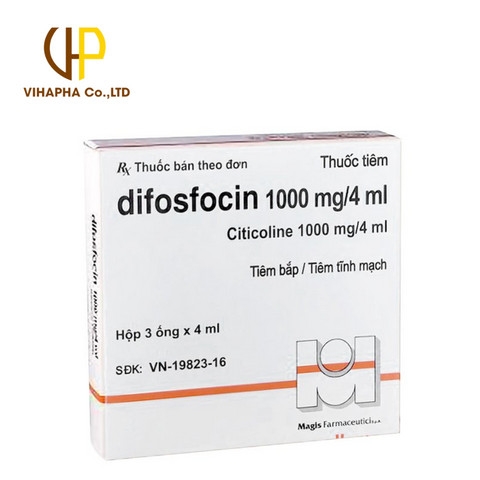 Difosfocin 1000mg/4ml - Điều trị các bệnh thần kinh