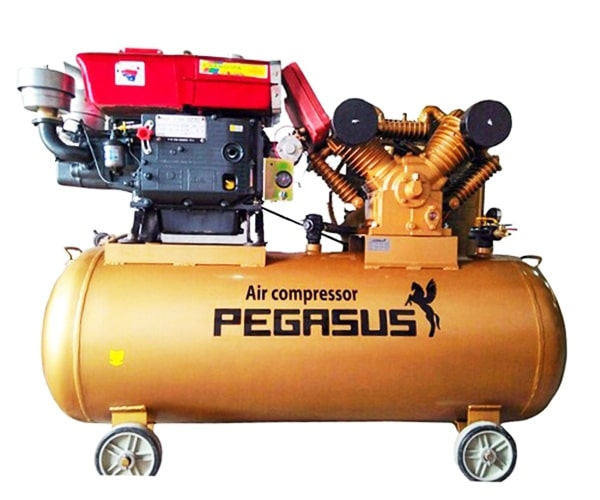 Máy nén khí đầu nổ Pegasus 10HP D16 500L 12.5 Bar