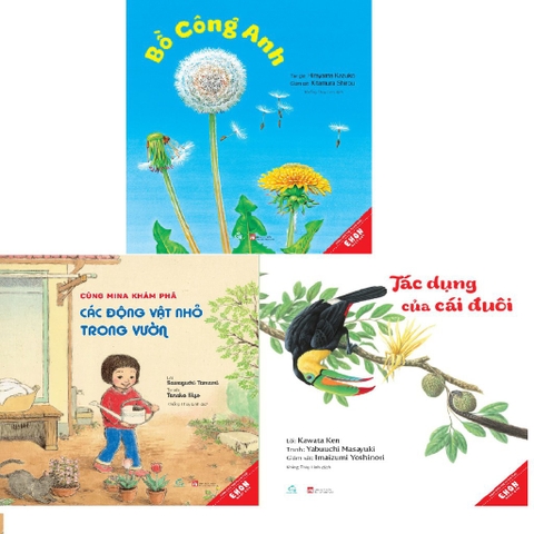 Combo 3 cuốn sách Ehon Nhật Bản – Cùng bé khám phá Khoa học tự nhiên