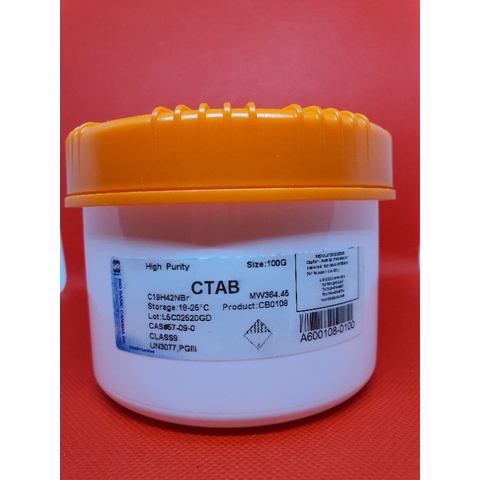 CTAB,  Lọ 100g, Code: CB0108, CAS:[57-09-0], Hãng BioBasic- Canada