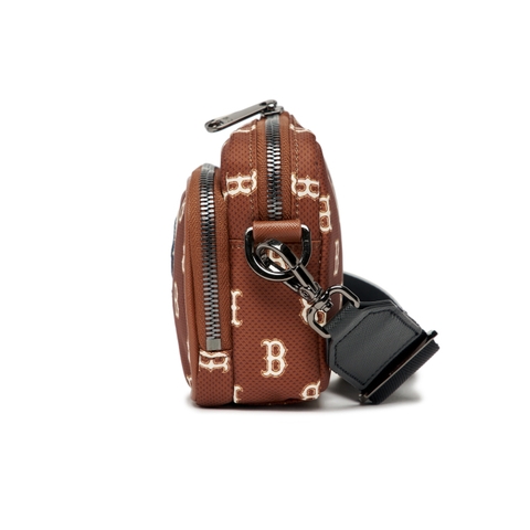 Túi MLB Monogram Mini Crossbody Bag Boston Red Sox D.Brown