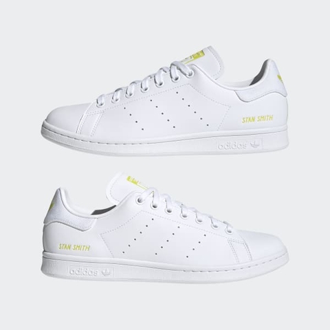 Adidas Stan Smith All White Neon