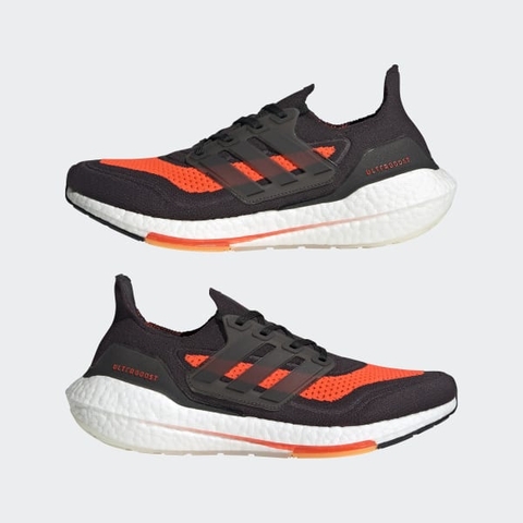 Adidas Ultraboost 21 Carbon Solar Red
