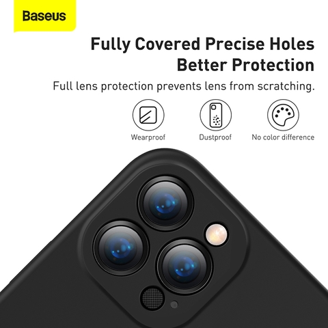 Ốp lưng chống bám bẩn cho iPhone 13 Series Baseus Liquid Silica Gel Protective Case (New Generation Silicone, Dirt Prevention Case)