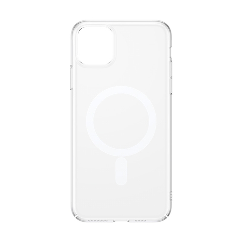 Ốp lưng nhựa hỗ trợ sạc từ tính Baseus Crystal Magnetic Phone Case for iP11