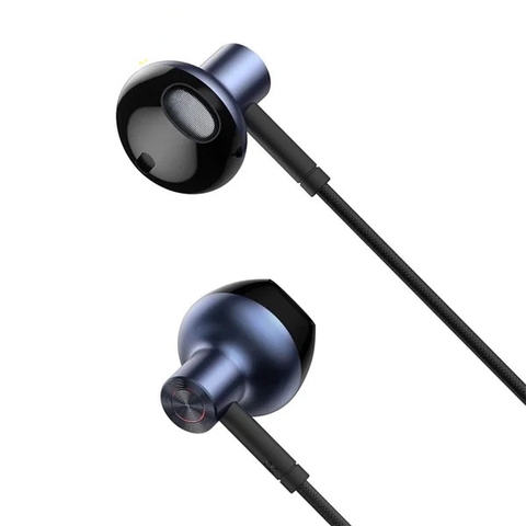 Tai nghe AUX 3.5mm Baseus Encok H19 Wired Earphone (6D surround, Deep Bass, with ECM Microphone for HD Calling)