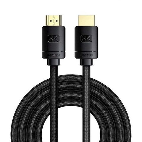 Cáp HDMI 2.1 8K cao cấp Baseus High Definition Series (HDMI to HDMI Cable , 8K Video Adapter Cable)
