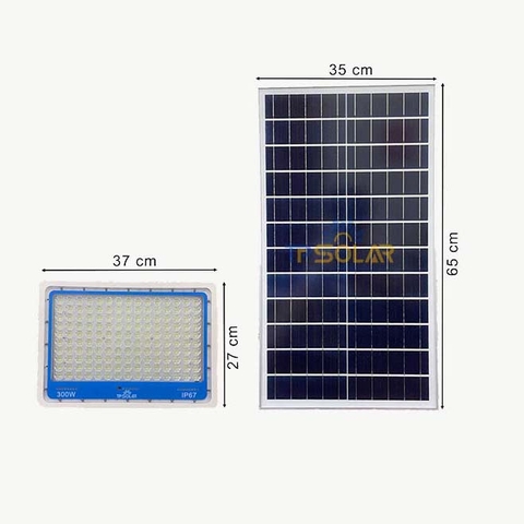 [300W] Đèn Pha Chống Chói Năng Lượng Mặt Trời TP Solar TP-G300