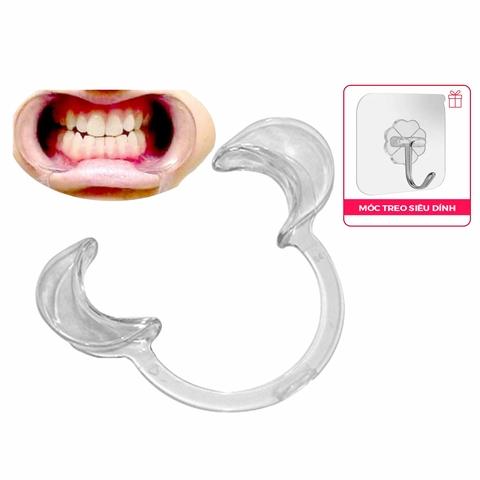 Dụng cụ banh miệng chữ C dùng trong nha khoa, chăm sóc răng miệng, làm trắng răng, đính đá