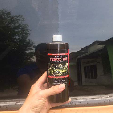TOKO 60 - Dung dịch tẩy ố kính ô tô tại nhà, tẩy cặn canxi, ố mốc kính ô tô, ố màng dầu, lựa chọn hàng đầu của Garage