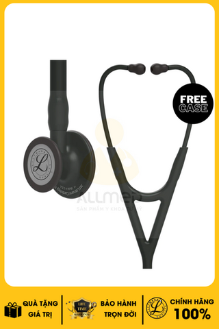 Ống Nghe Littmann Cardiology IV™ Full Black Edition 6163 (Special)